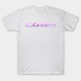 Inspiring Love Yourself Valentine Quote T-Shirt